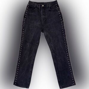 Cider Mid Rise Studded Jeans